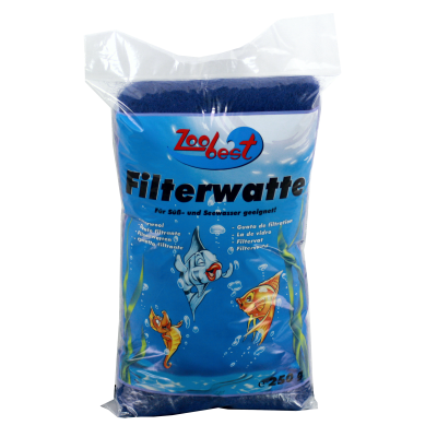 Filterwatte, blau, extra grob, 250g