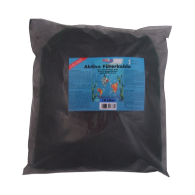 Pond-filter-carbon coarse 10 liter (polybag + net)