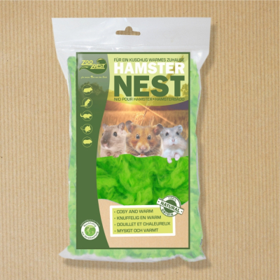 Hamsternest, classic color, farbig sortiert, 30g