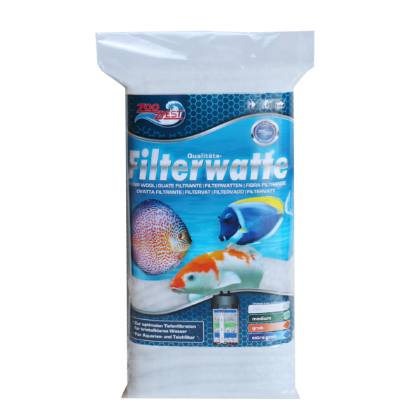 Filterwatte, weiß, 250g