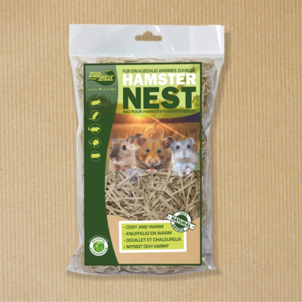 Zoobest Hamsternest 30g, made of grass paper